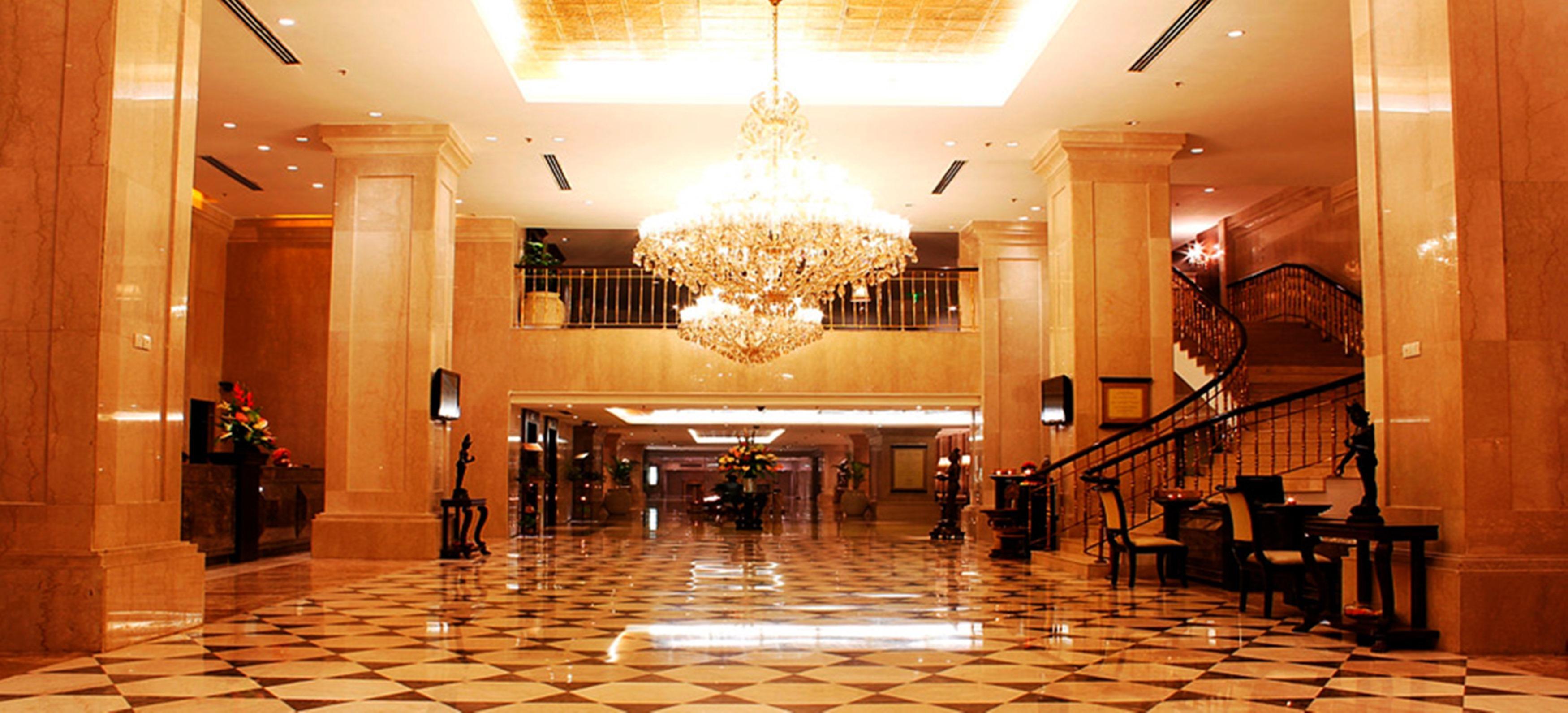 The Ashok, New Delhi Hotel Buitenkant foto The lobby of the hotel